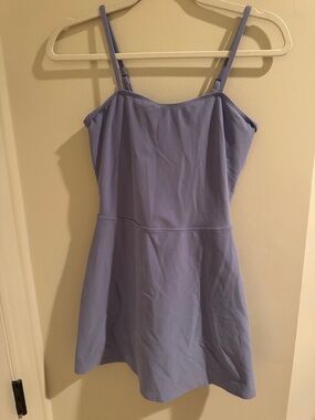 ALO Yoga periwinkle Spaghetti-Strap Mini Dress